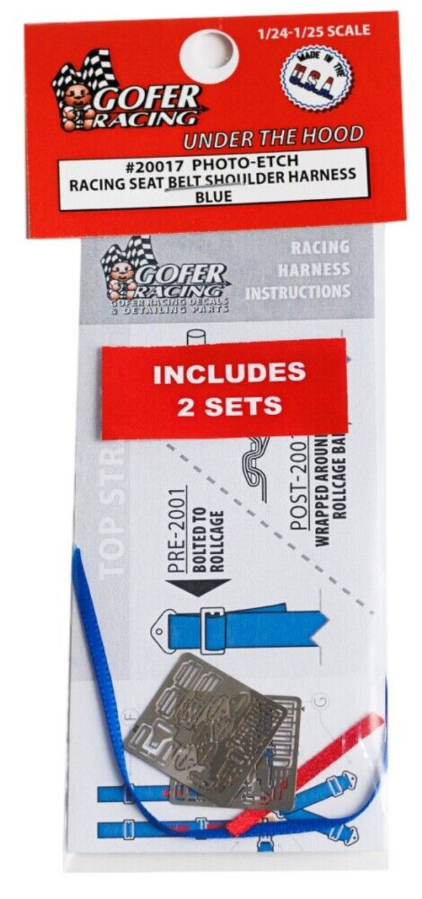 Gofer Racing Racing Seat Belt Shoulder Harness Blue