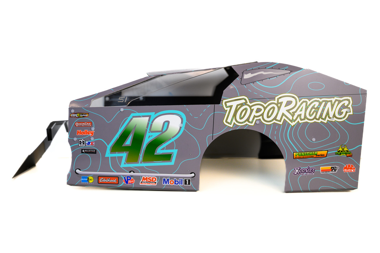 Wrap Addicts Topographical Map #42 TopoRacing MudBoss Wrap