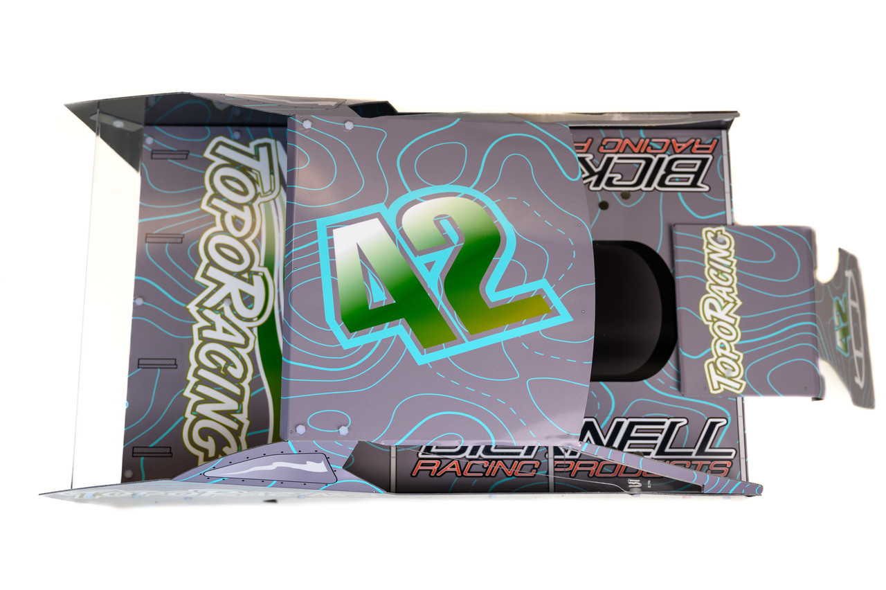 Wrapped Mudboss Body TopoRacing Topographical Map #42