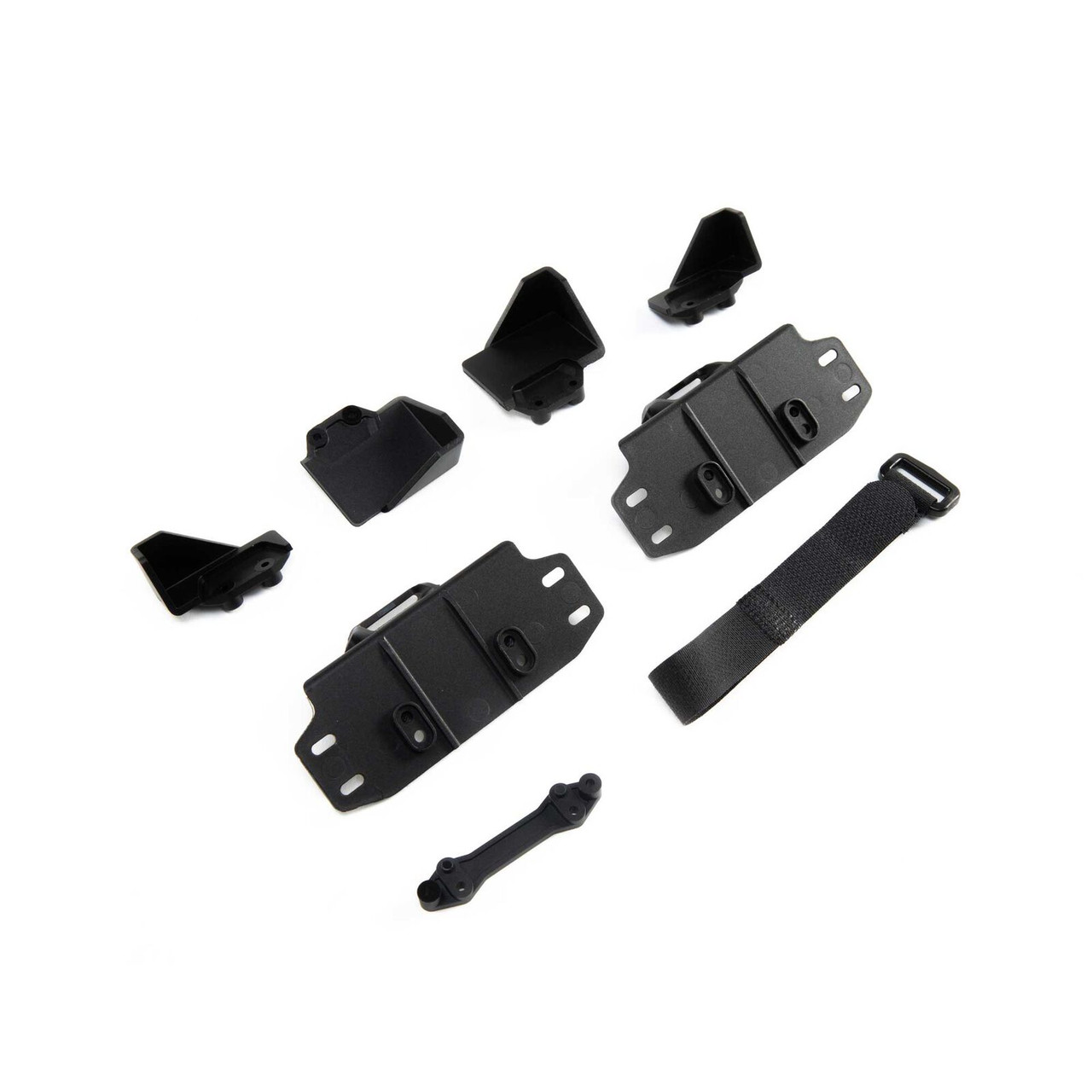 Axial 231008 Battery Tray Sets & Strap: SCX10III