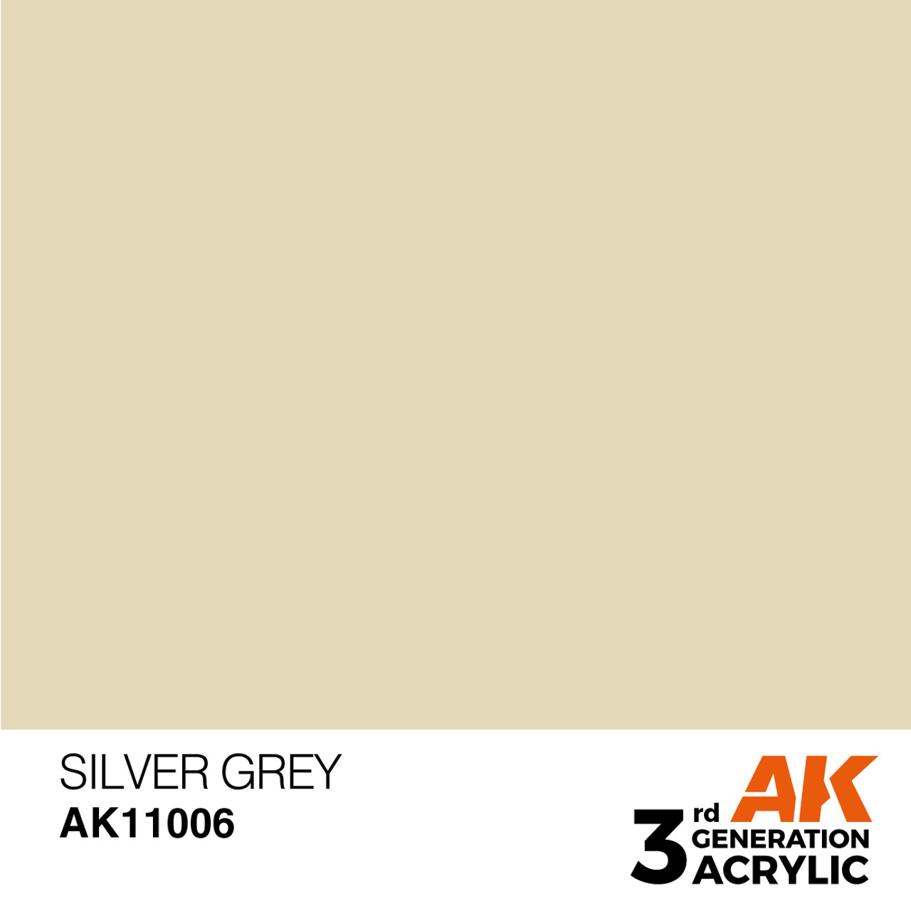 AK Interactive 3G Acrylic Silver Grey 17ml