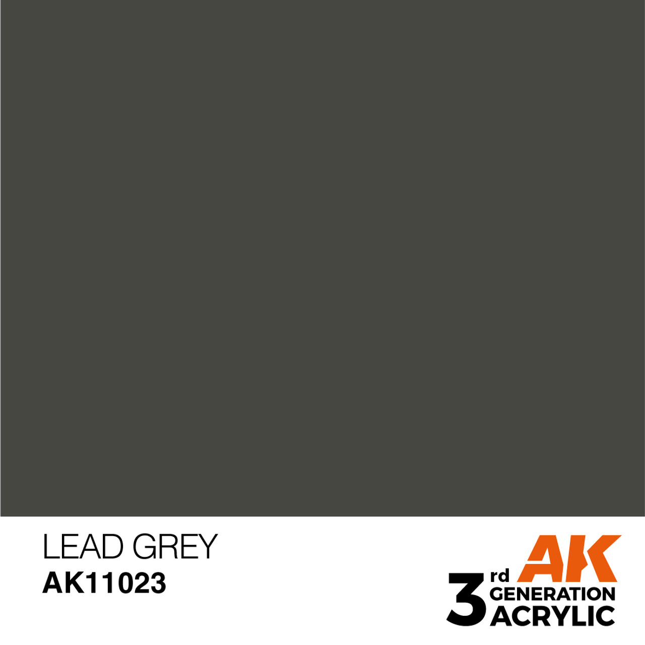 AK Interactive 3G Acrylic Lead Grey 17ml