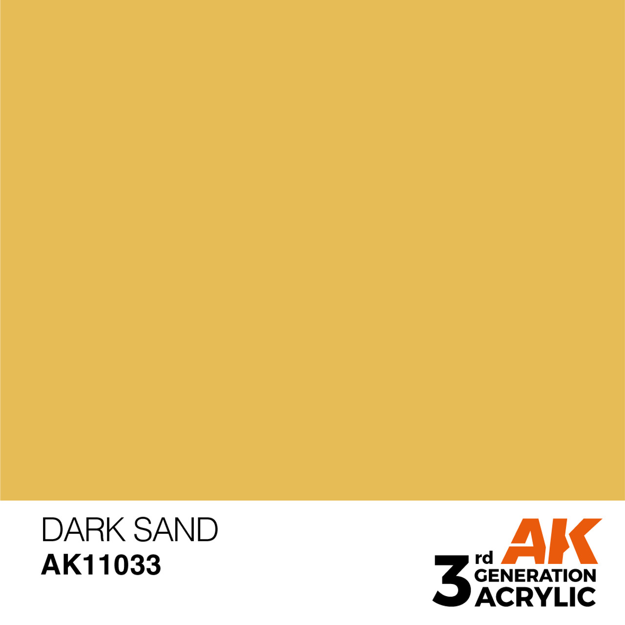 AK Interactive 3G Acrylic Dark Sand 17ml