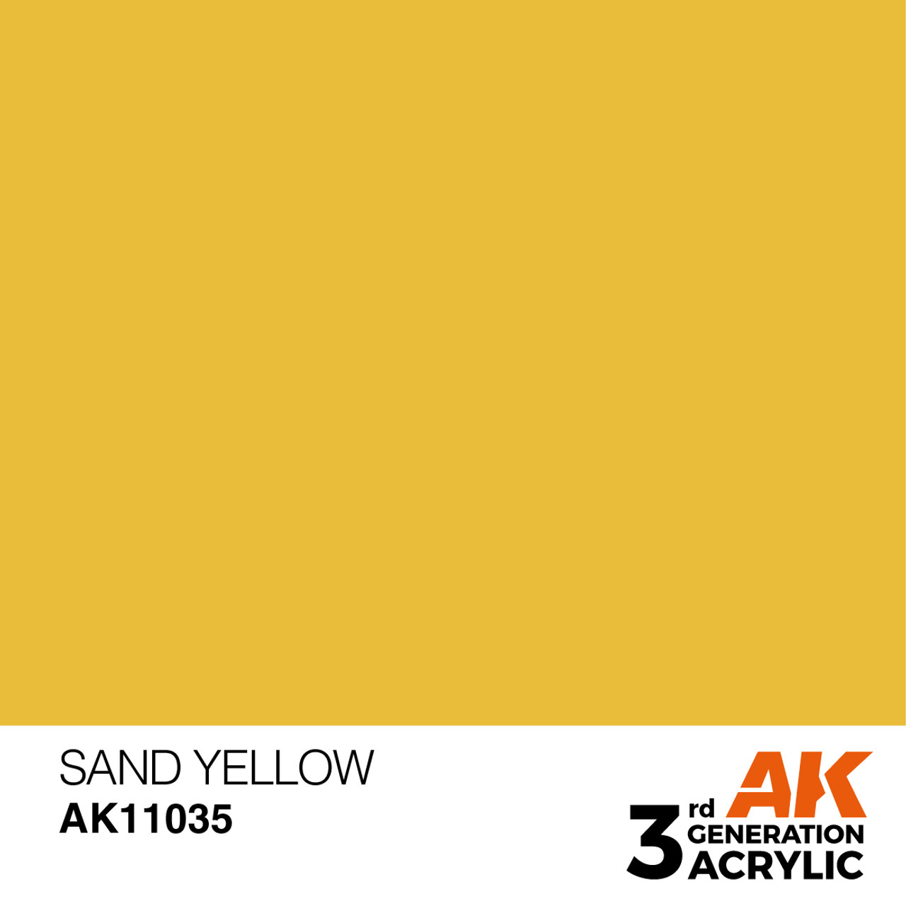 AK Interactive 3G Acrylic Sand Yellow 17ml