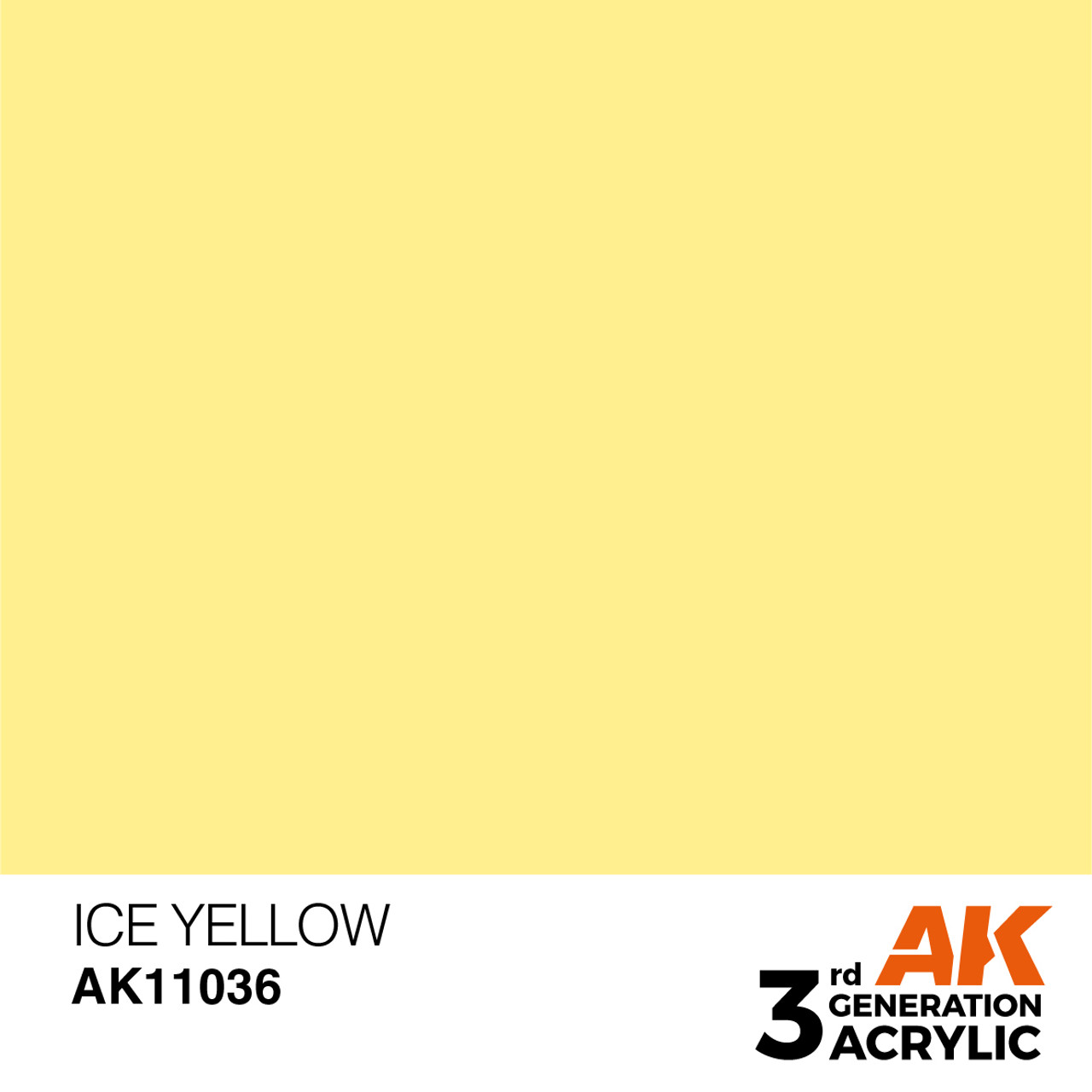 AK Interactive 3G Acrylic Ice Yellow 17ml