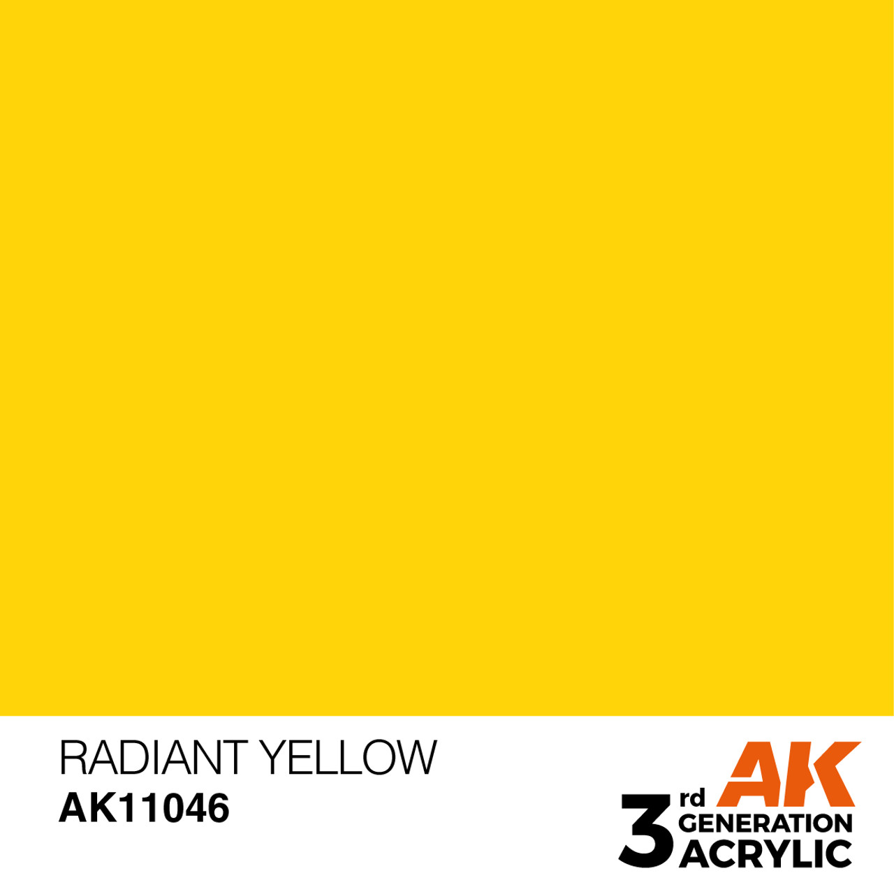 AK Interactive 3G Acrylic Radiant Yellow 17ml
