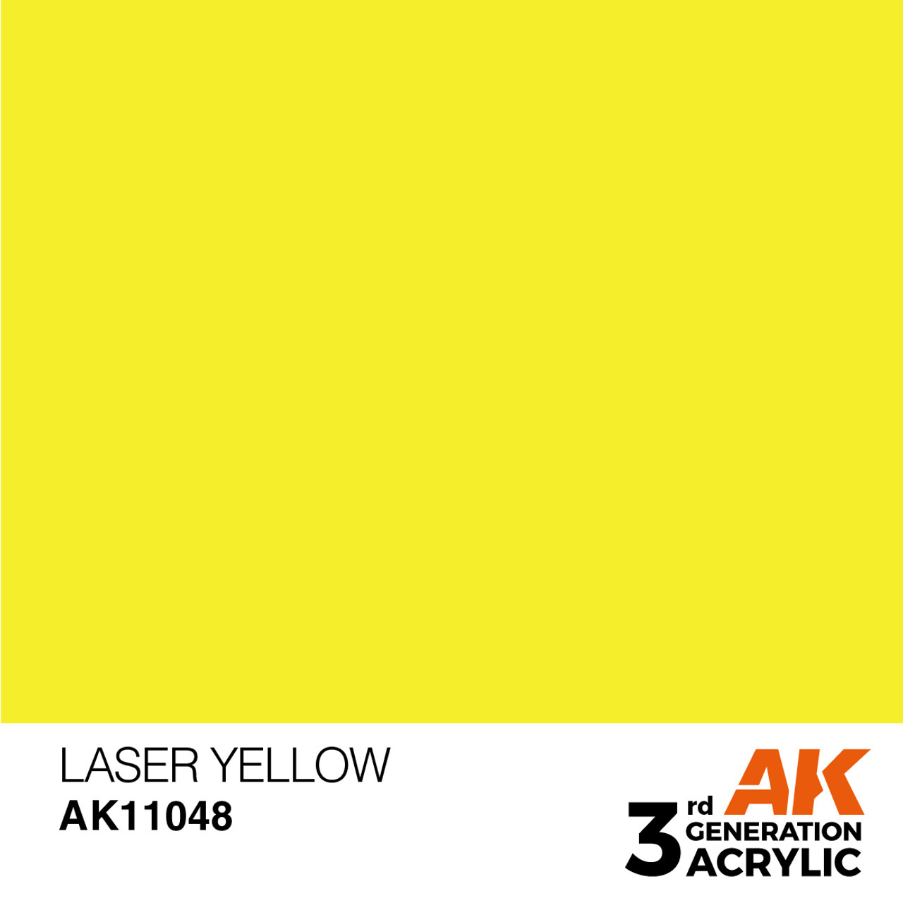 AK Interactive 3G Acrylic Laser Yellow 17ml