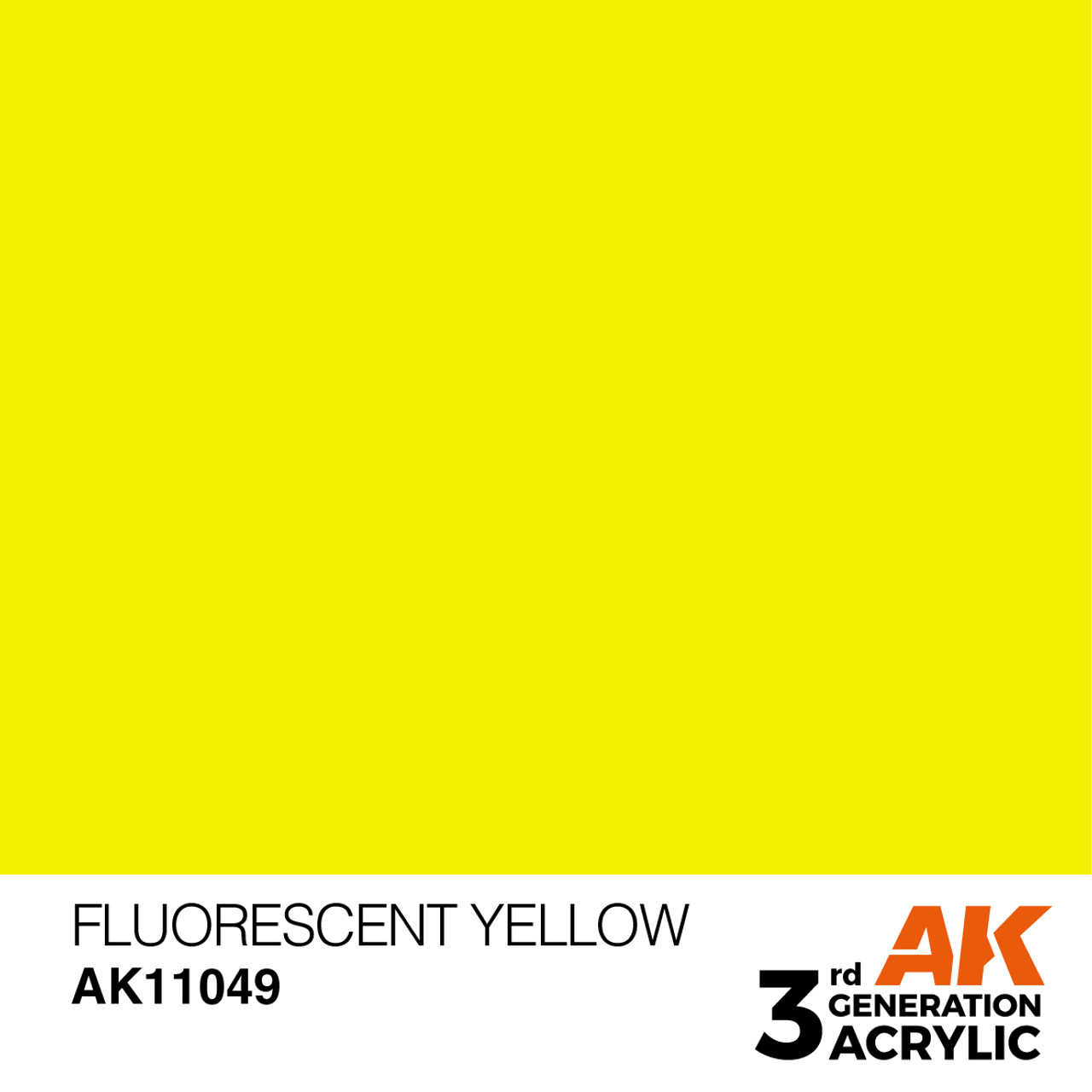 AK Interactive 3G Acrylic Fluorescent Yellow 17ml