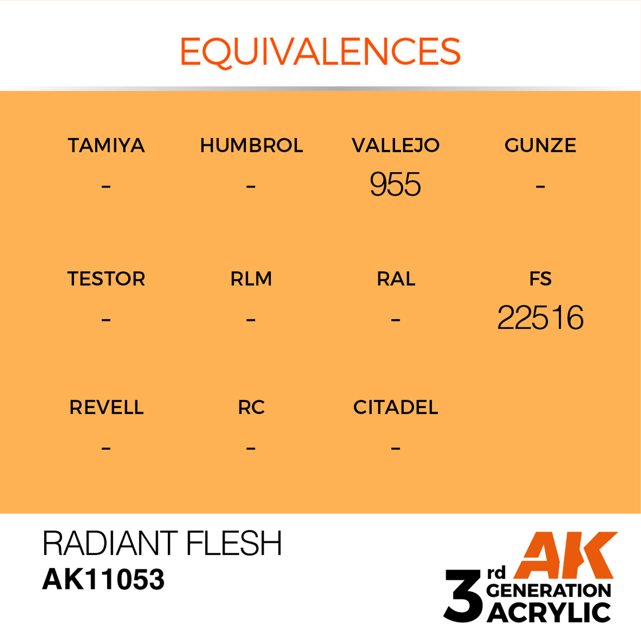 AK Interactive 3G Acrylic Radiant Flesh 17ml