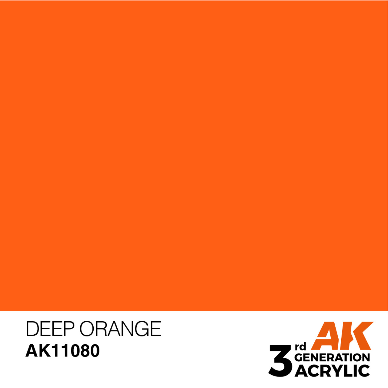 AK Interactive 3G Acrylic Deep Orange 17ml