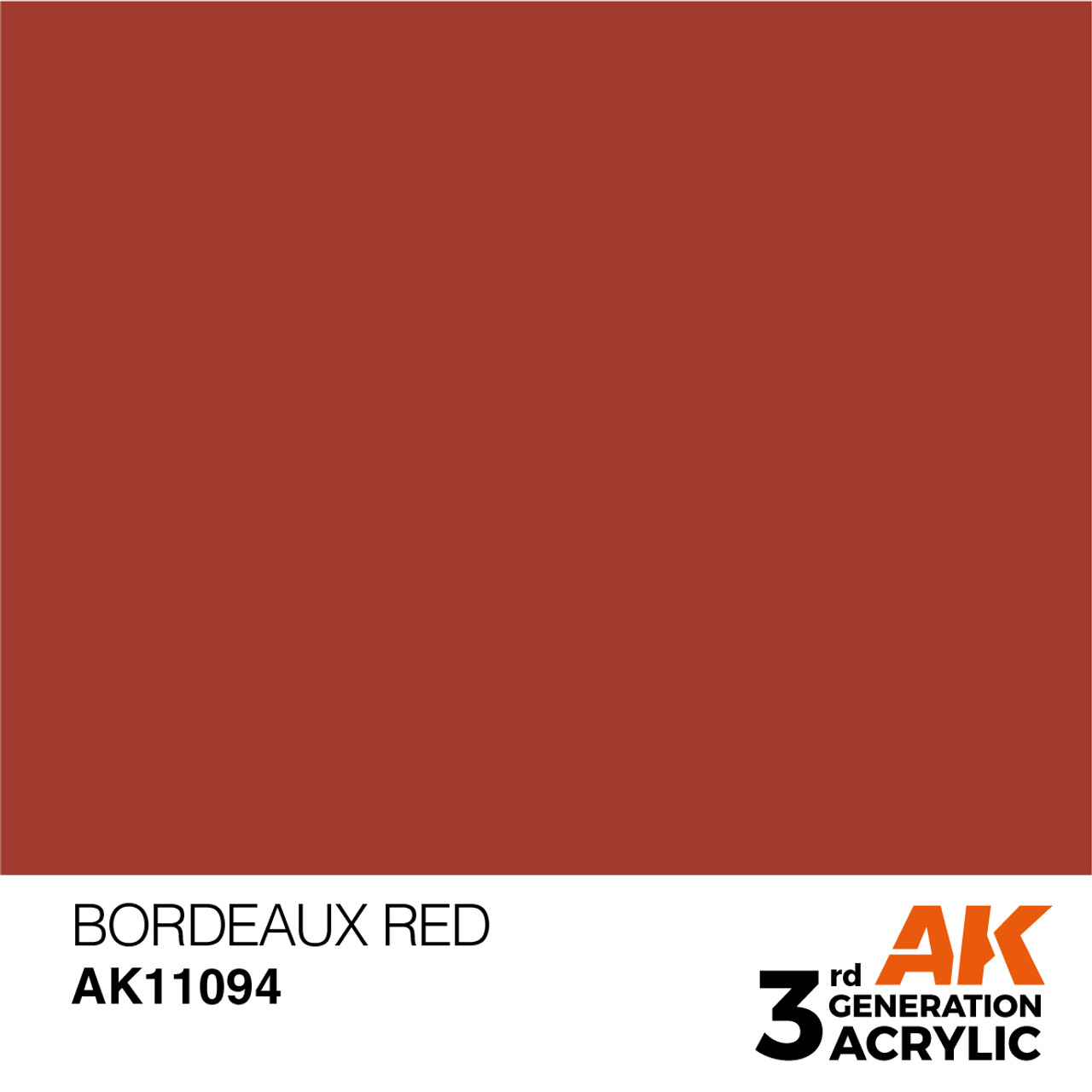 AK Interactive 3G Acrylic Bordeaux Red 17ml
