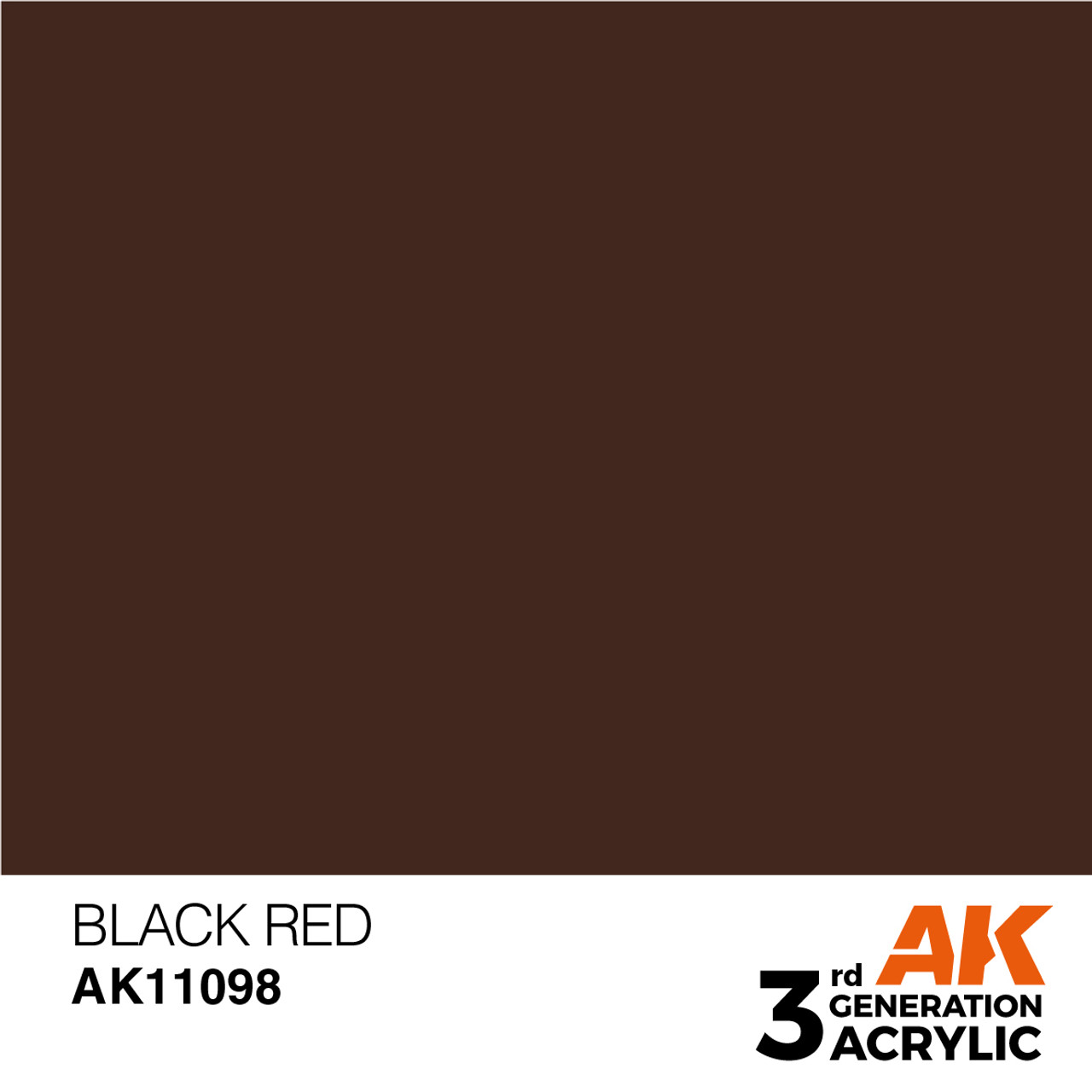 AK Interactive 3G Acrylic Black Red 17ml