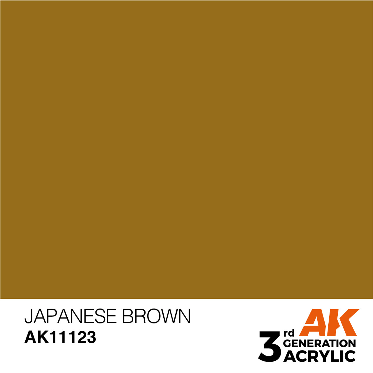 AK Interactive 3G Acrylic Japanese Brown 17ml