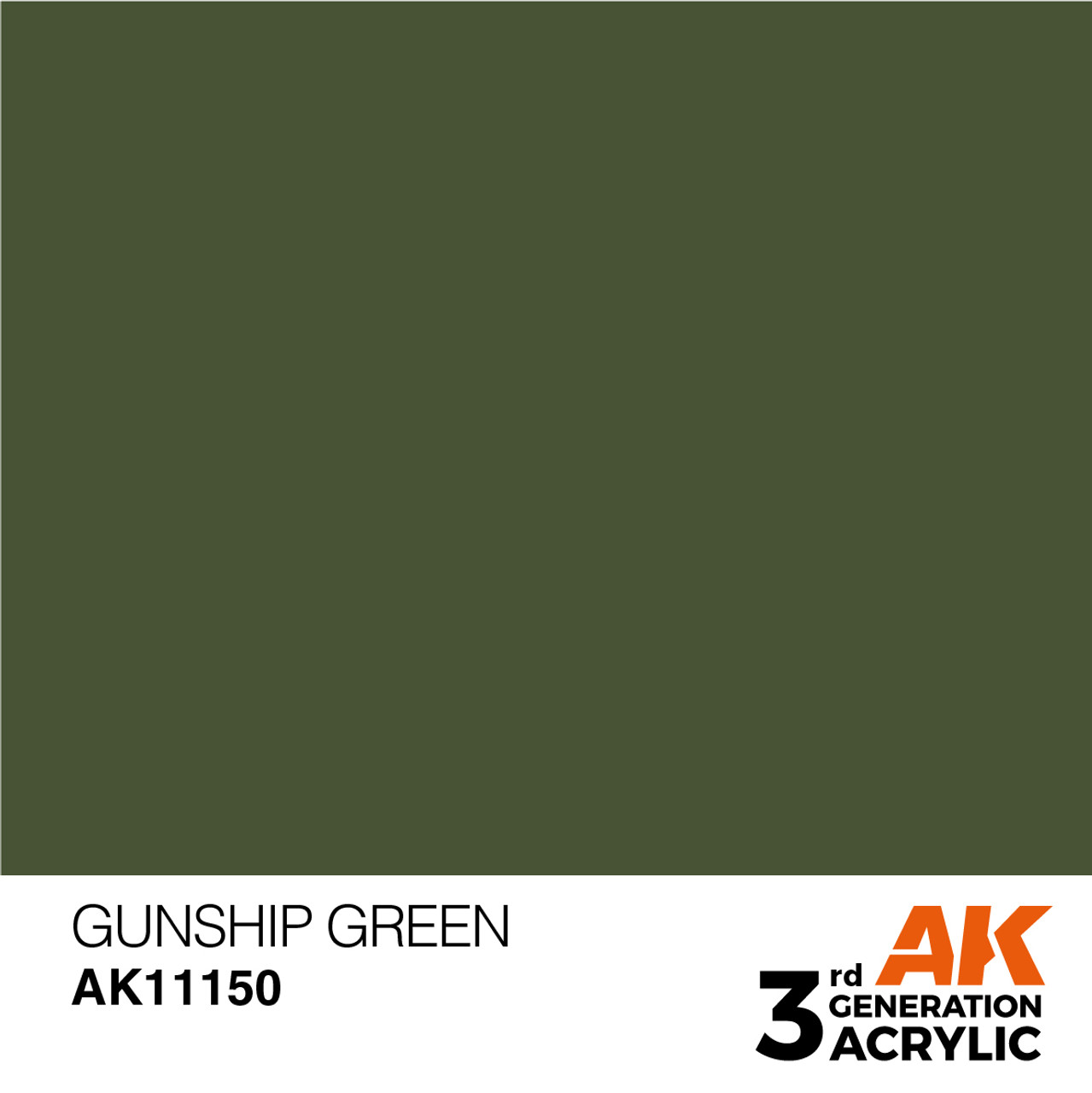 AK Interactive 3G Acrylic Gunship Green 17ml