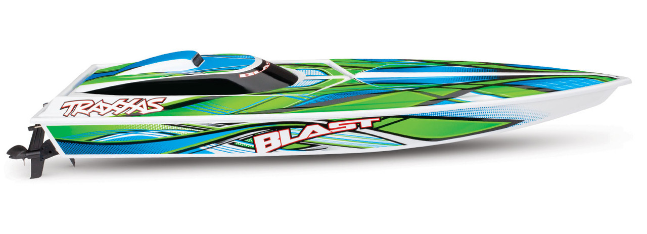 Traxxas Blast RTR Boat with USB-C Charger, Green