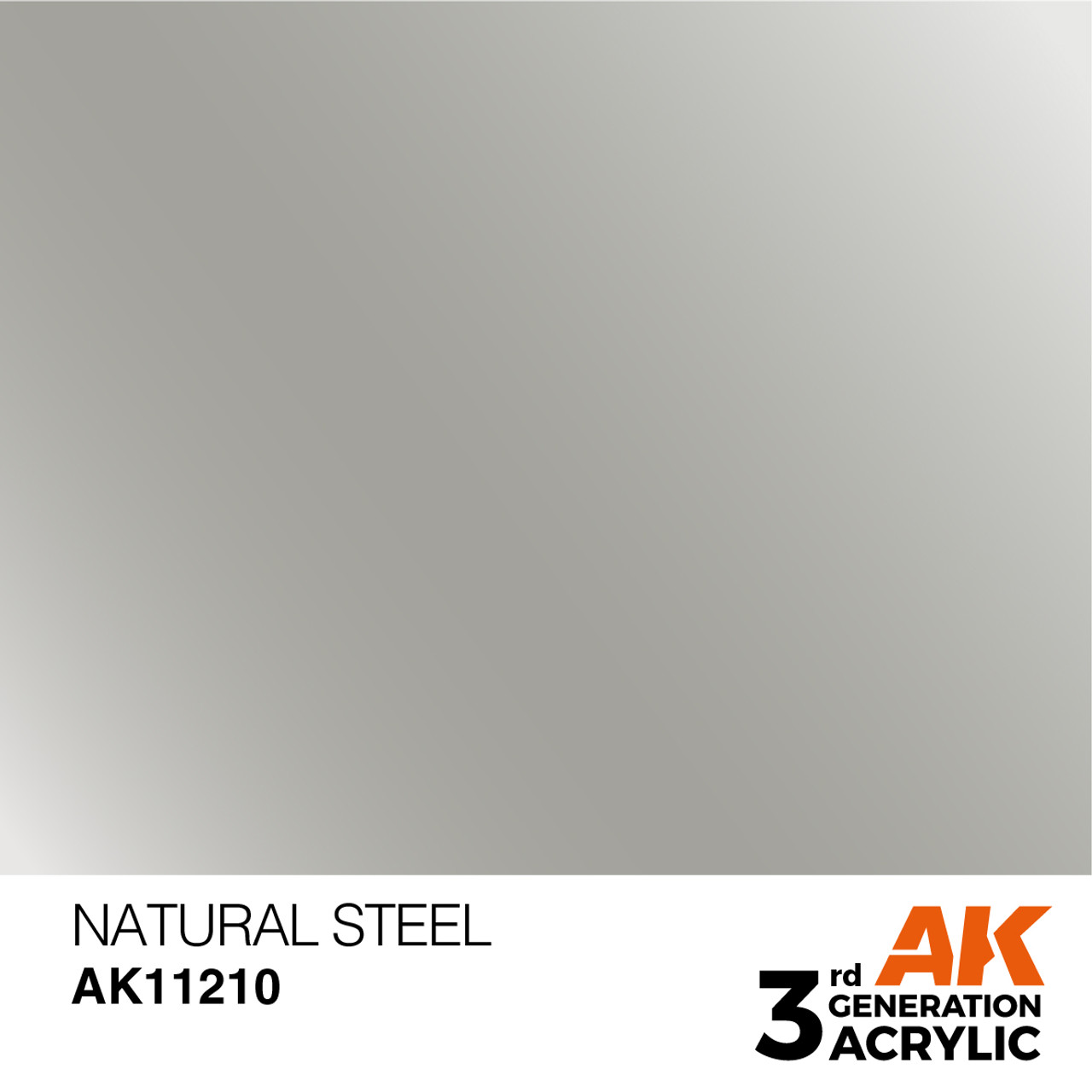 AK Interactive 3G Acrylic Natural Steel 17ml