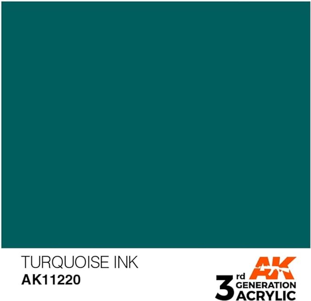 AK Interactive 3G Acrylic Turquoise INK 17ml