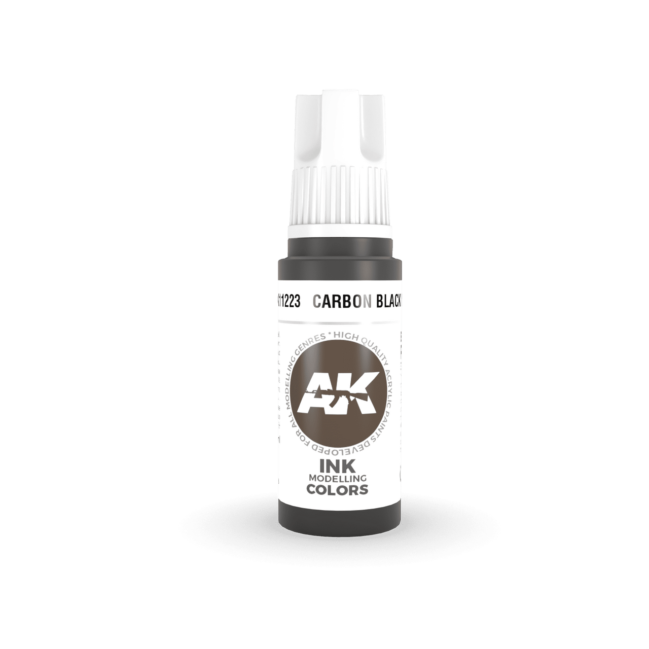 AK Interactive 3G Acrylic Carbon Black INK 17ml