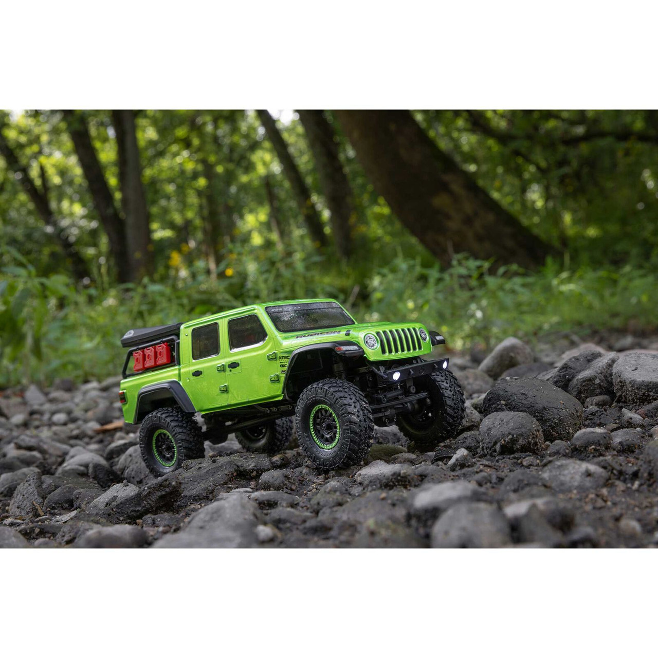 Axial SCX24 Jeep JT Gladiator 4WD Rock Crawler Brushed RTR, Green