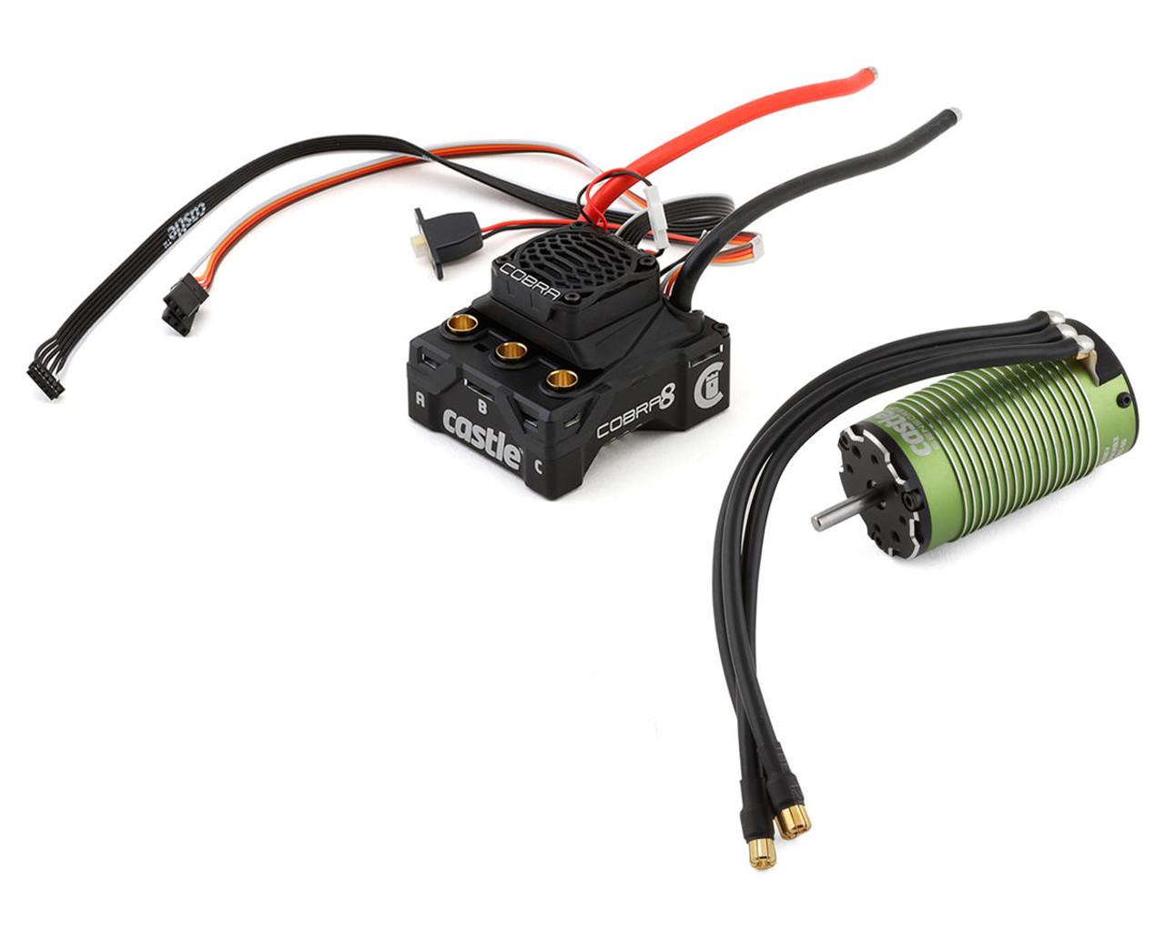 Castle Creations Cobra 8 6S 1/8 Scale Brushless Motor & ESC Combo (2200Kv) w/1515 V2 Sensored Motor