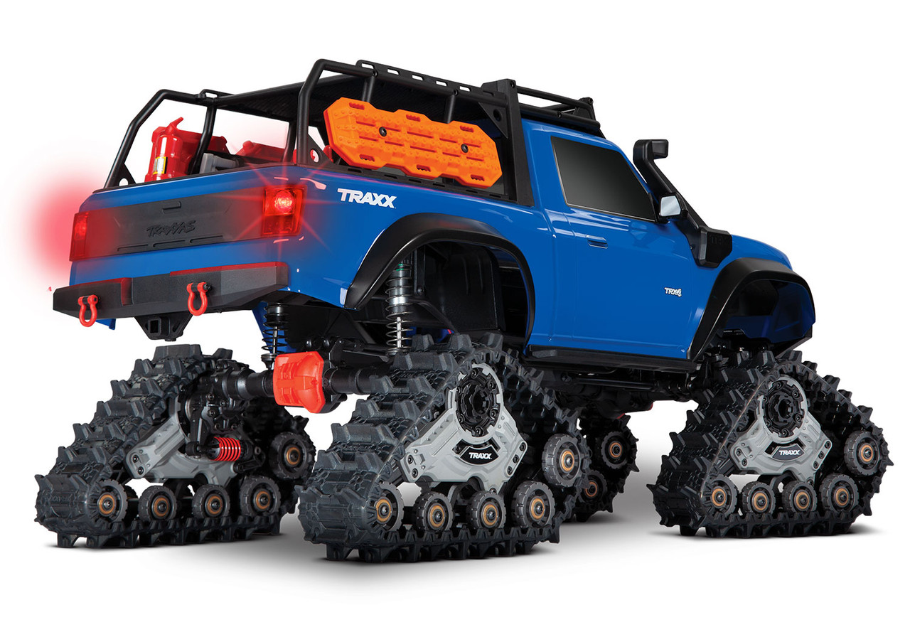 Traxxas TRX-4 1/10 Scale Trail Rock Crawler w/Deep Traxx, Clipless Body (Blue)