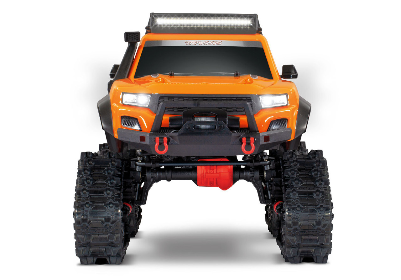 Traxxas TRX-4 1/10 Scale Trail Rock Crawler w/Deep Traxx, Clipless Body (Orange)