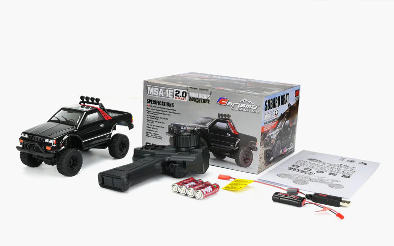 MSA-1E 1/24 Subaru BRAT RTR クローラーラジコン Carisma MSA-1E 2.0 Subaru Brat 1/24 4WD RTR Crawler - Small
