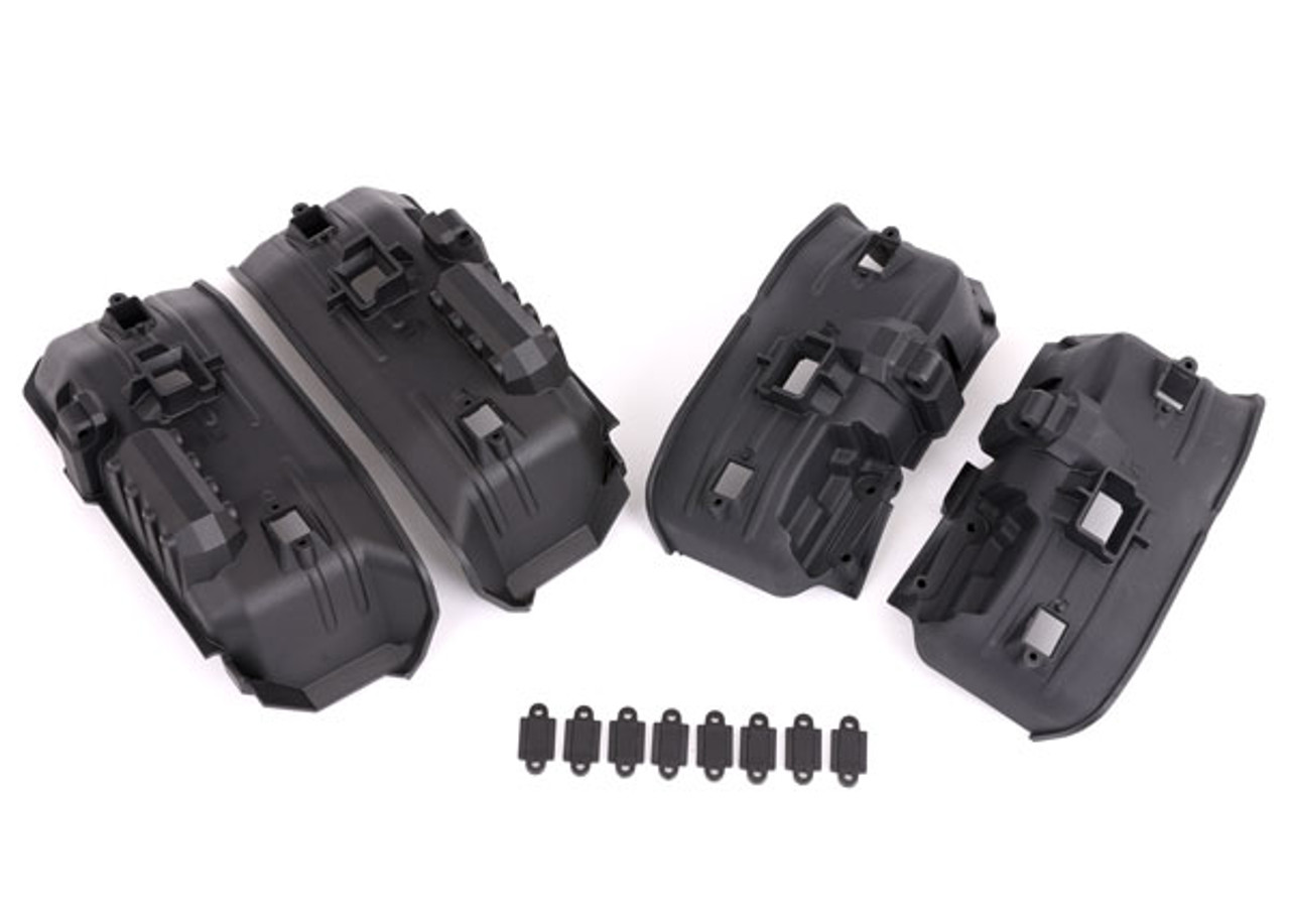 Traxxas 9288 Fenders, inner, front & rear (for clipless body mounting) (2 each)/ rock light covers (8)