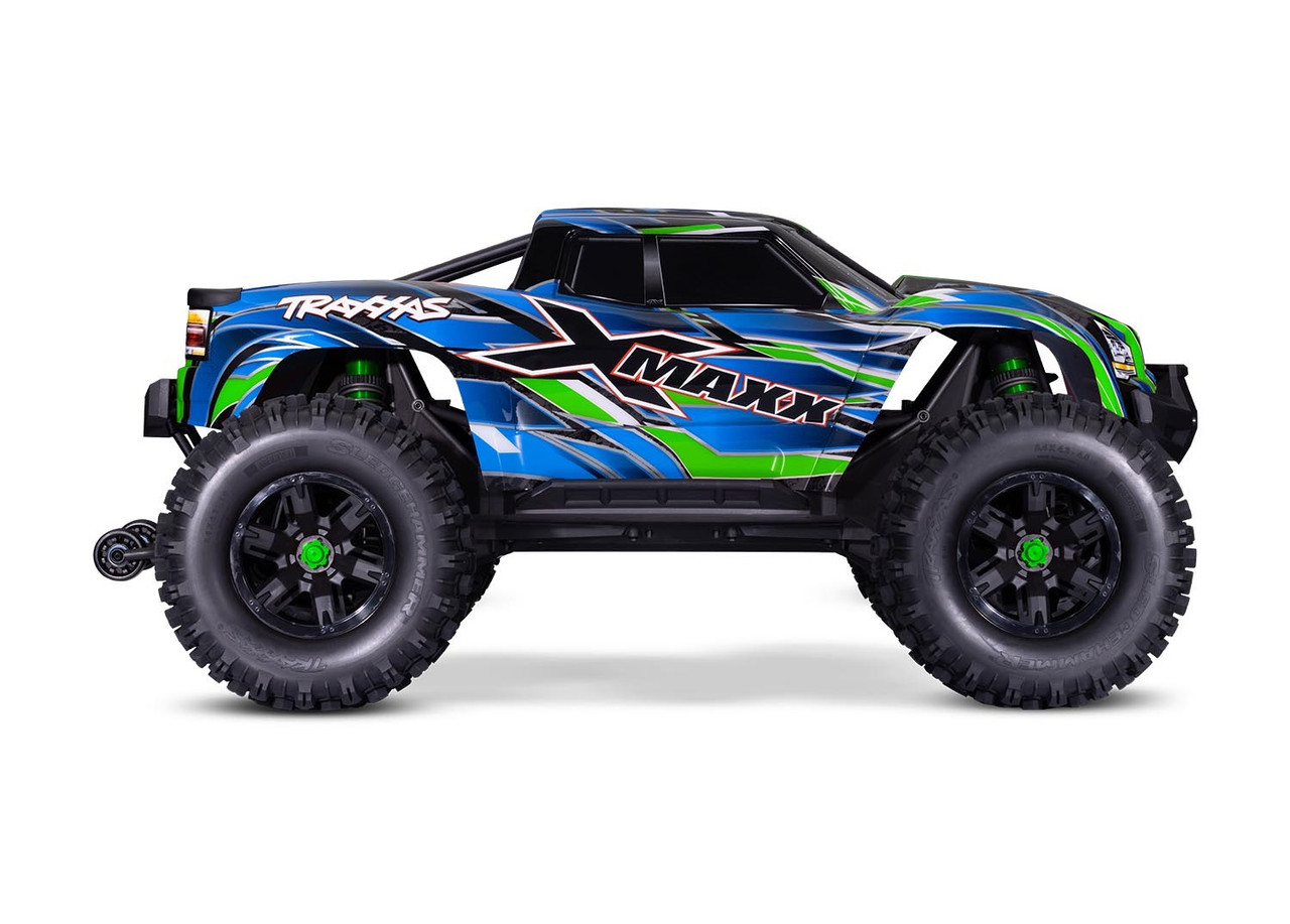 Traxxas X-Maxx 8S 4WD Brushless RTR Monster Truck, Belted  (Green)