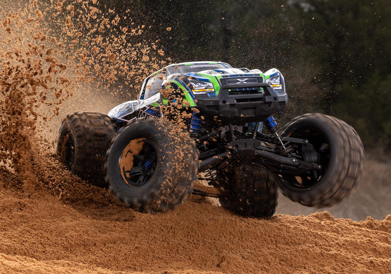 ホビーラジコン Traxxas XMAXX ULTIMATE Green Traxxas X-Maxx Ultimate 8S 4WD Brushless RTR Monster Truck