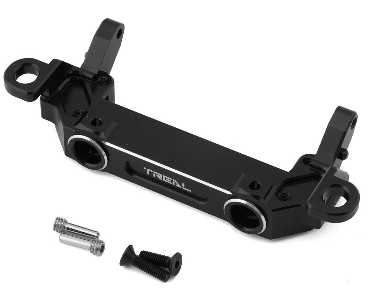 Treal Hobby Axial SCX10 III CNC Aluminum Front Bumper Mount (Black)