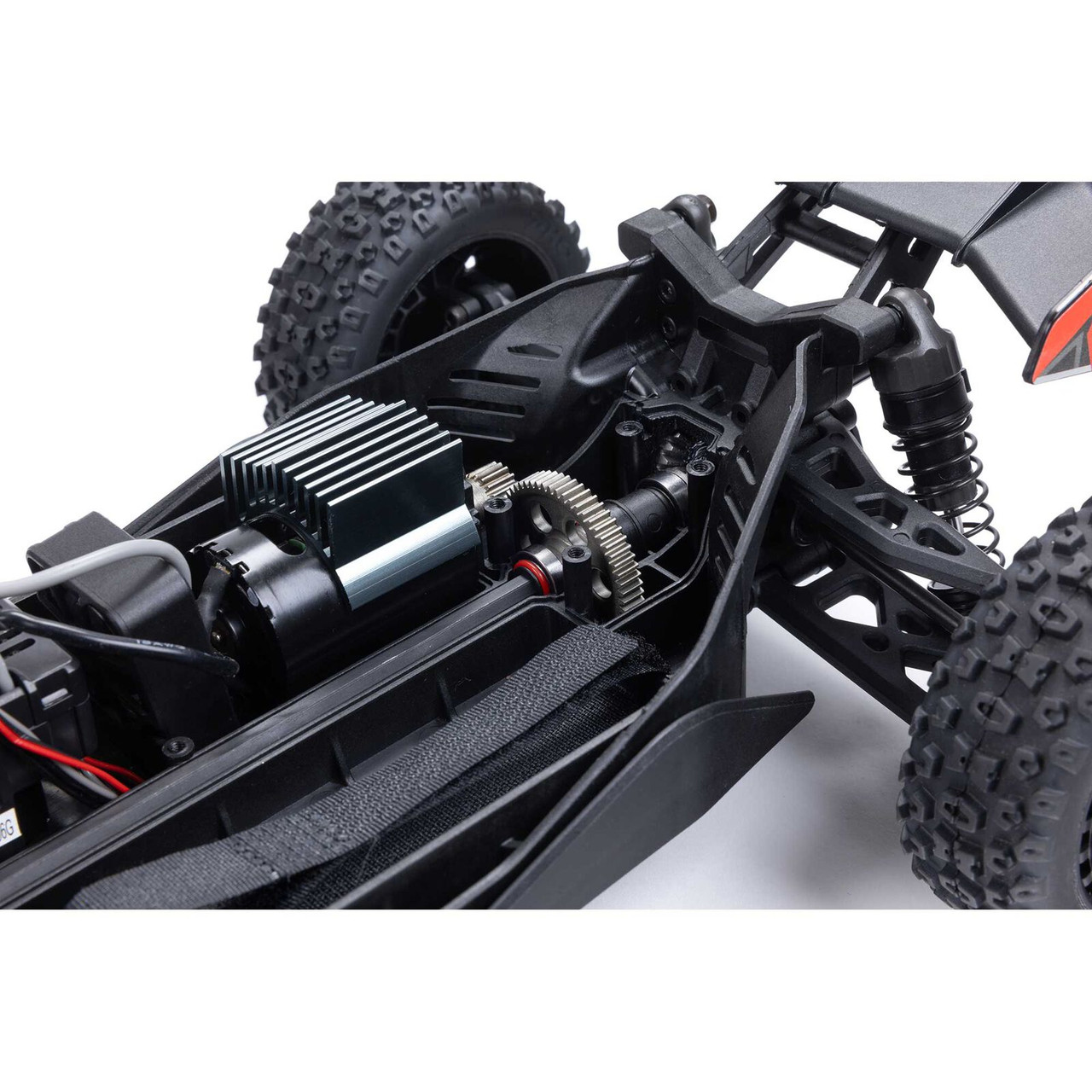 Arrma 1/18 TYPHON GROM MEGA 380 Brushed 4X4 Buggy RTR with Battery & Charger, Blue/Silver