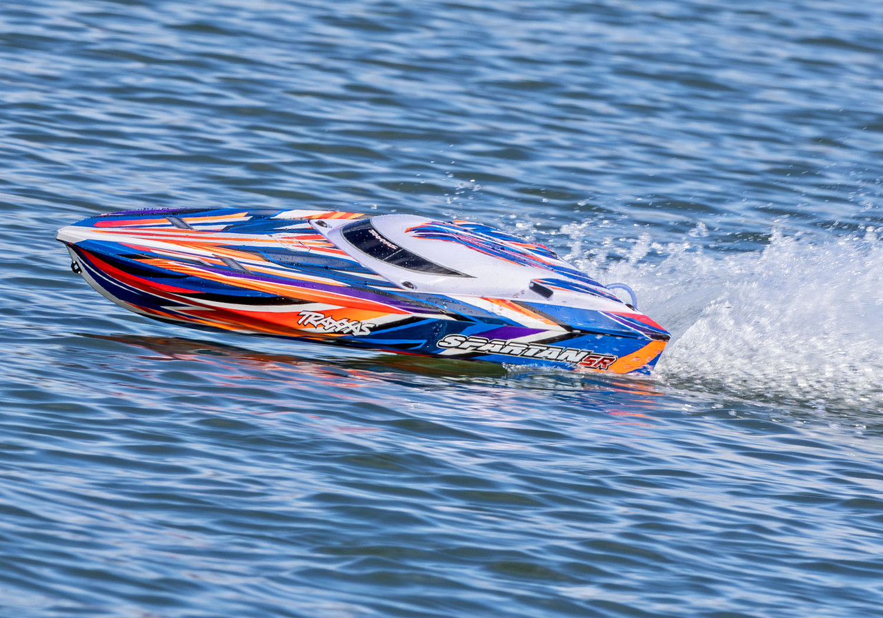 Traxxas Spartan SR 36" Brushless Boat, Orange