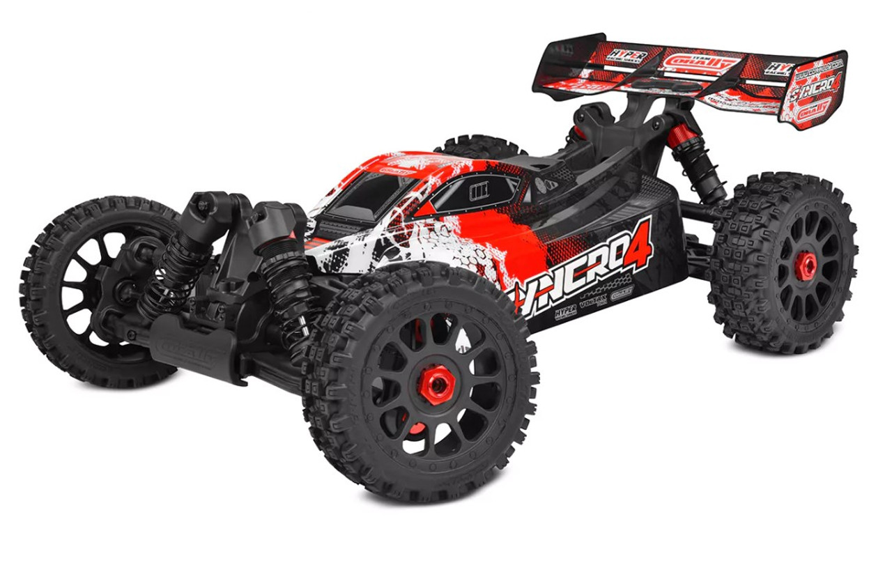 Team Corally Syncro-4 1/8 4S Brushless Off Road Buggy, RTR, Red