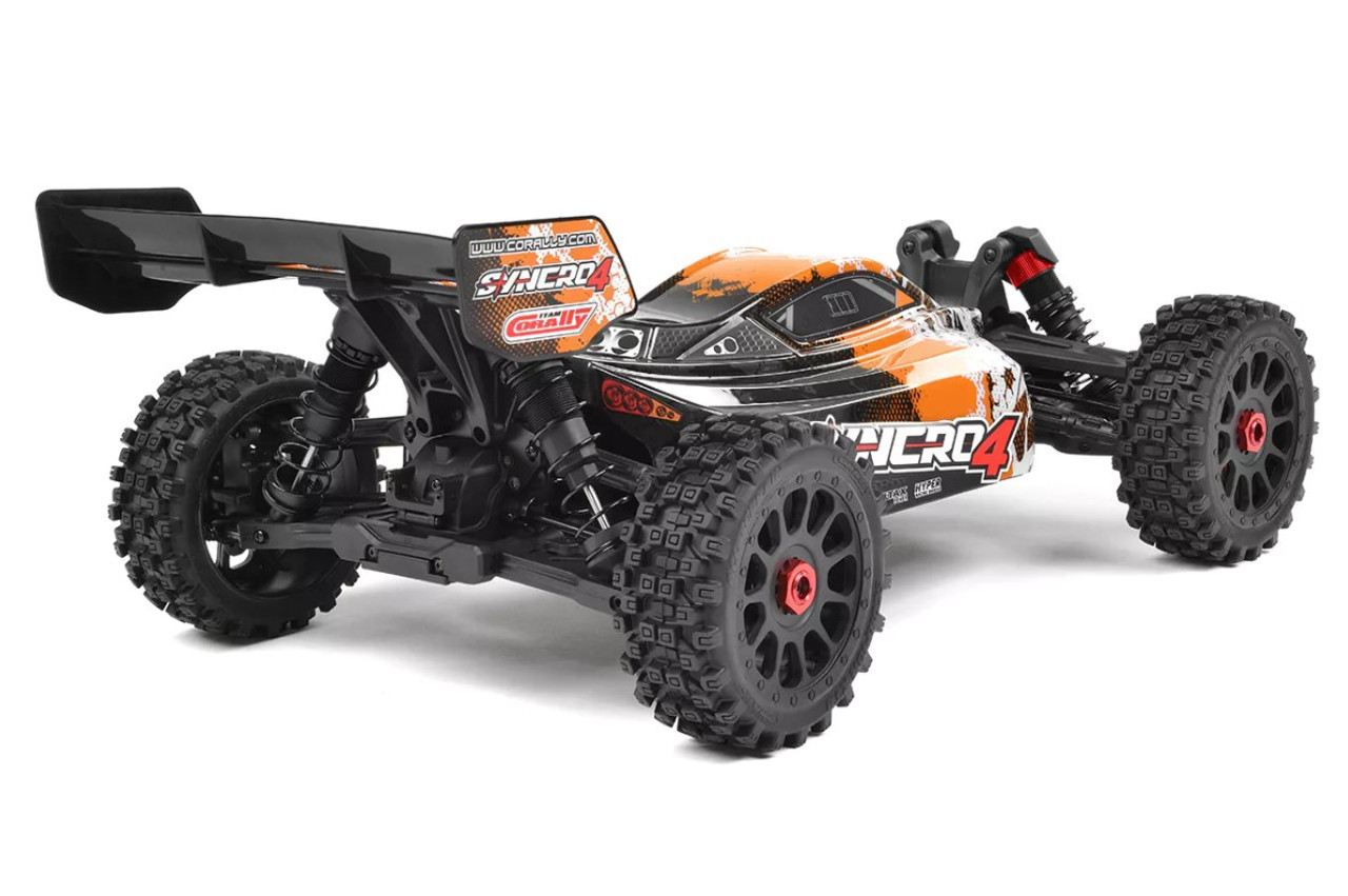 Team Corally Syncro-4 1/8 4S Brushless Off Road Buggy, RTR, Orange