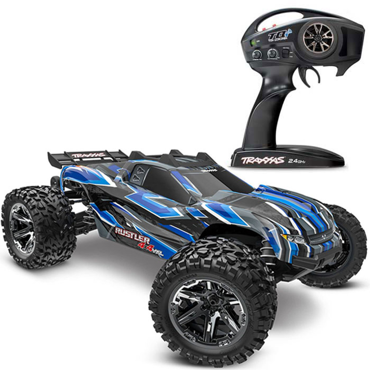 Traxxas Rustler 4X4 VXL Brushless, Blue