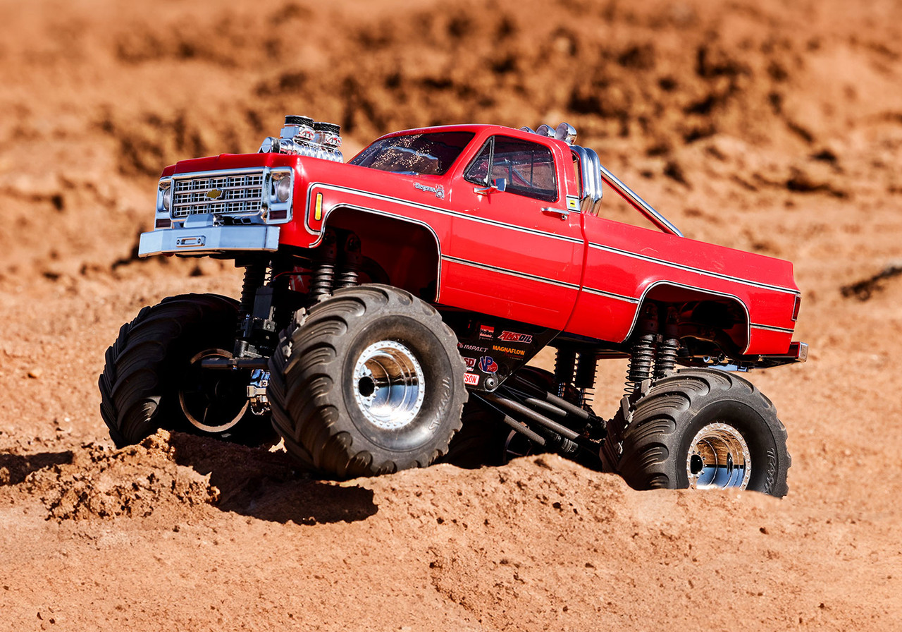 Traxxas TRX-4MT Chevrolet K10 Monster Truck Red - Small Addictions RC