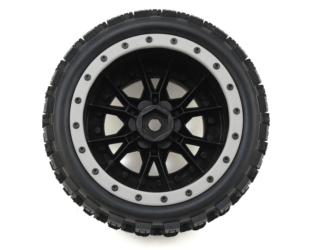 Proline 1013113 1/5 Badlands MX43 Pro-Loc F/R X-MAXX MTD 24mm Blk