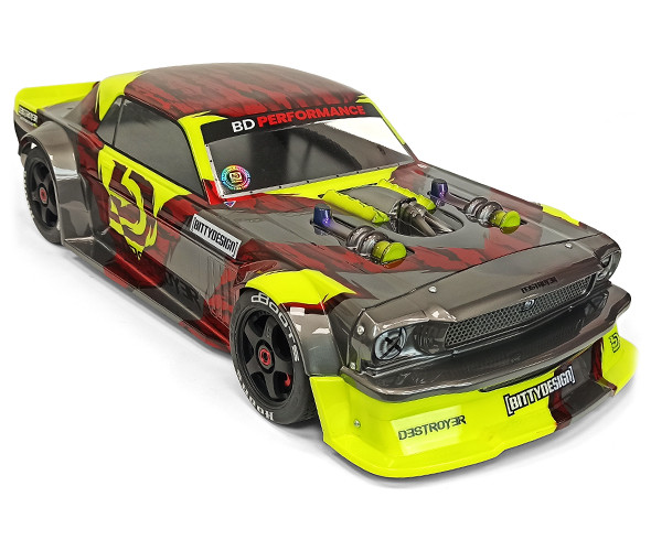 Bittydesign Destroyer 1/7 Supercar Body (Clear) (Arrma Infraction