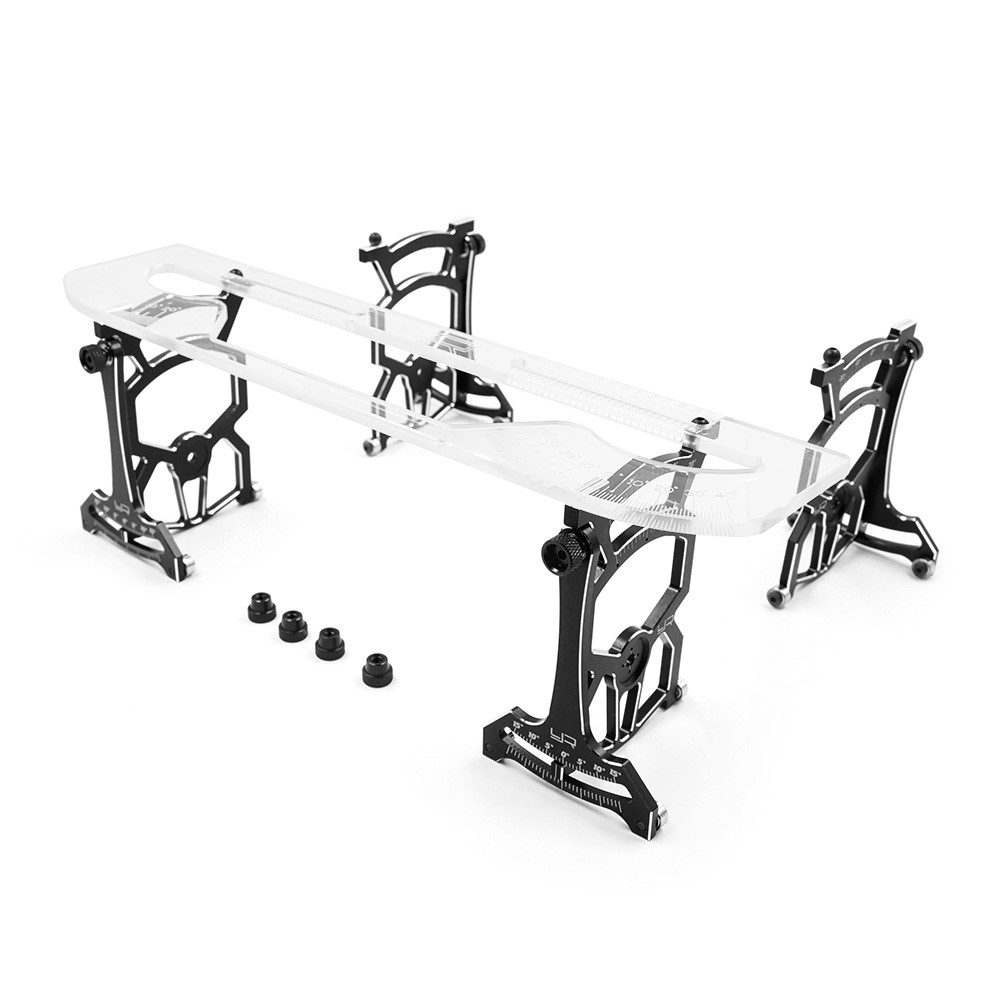 Yeah Racing 1/10 Aluminum Universal On Road Setup Station (Black