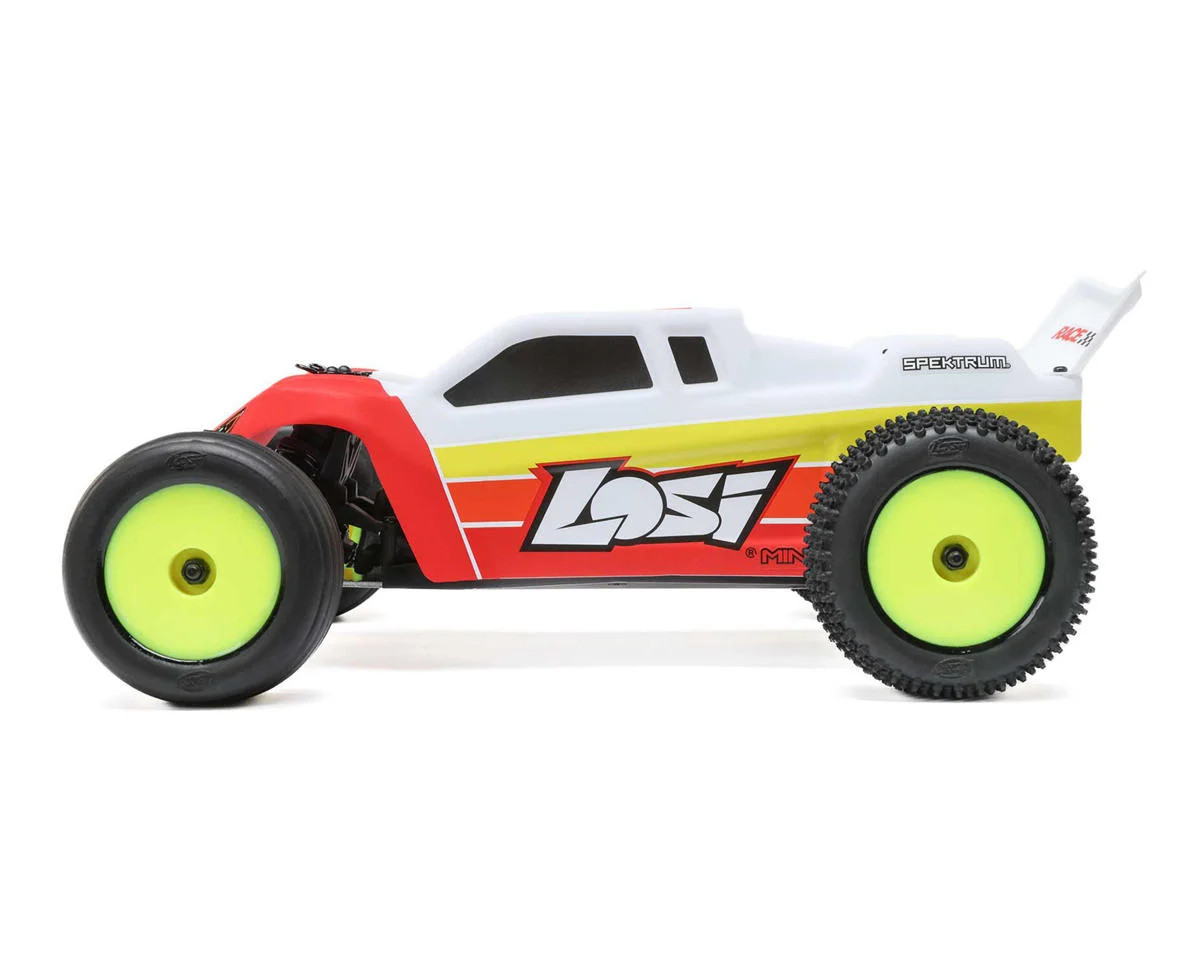 Losi 1/18 Mini-T 2.0 V2 2WD Stadium Truck Brushless RTR, Red