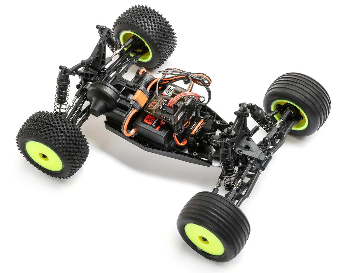 Losi 1/18 Mini-T 2.0 V2 2WD Stadium Truck Brushless RTR, Red