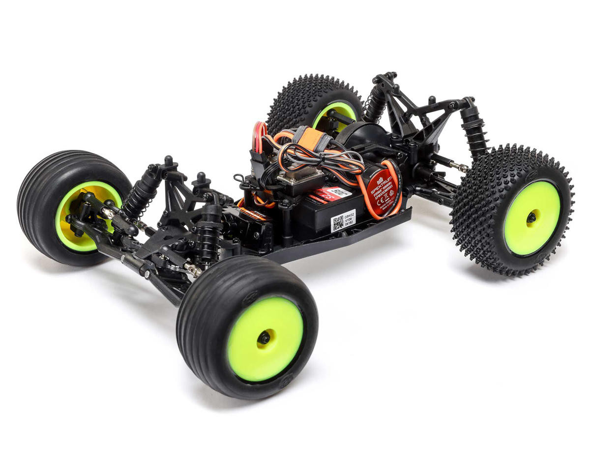Losi 1/18 Mini-T 2.0 V2 2WD Stadium Truck Brushless RTR, Red