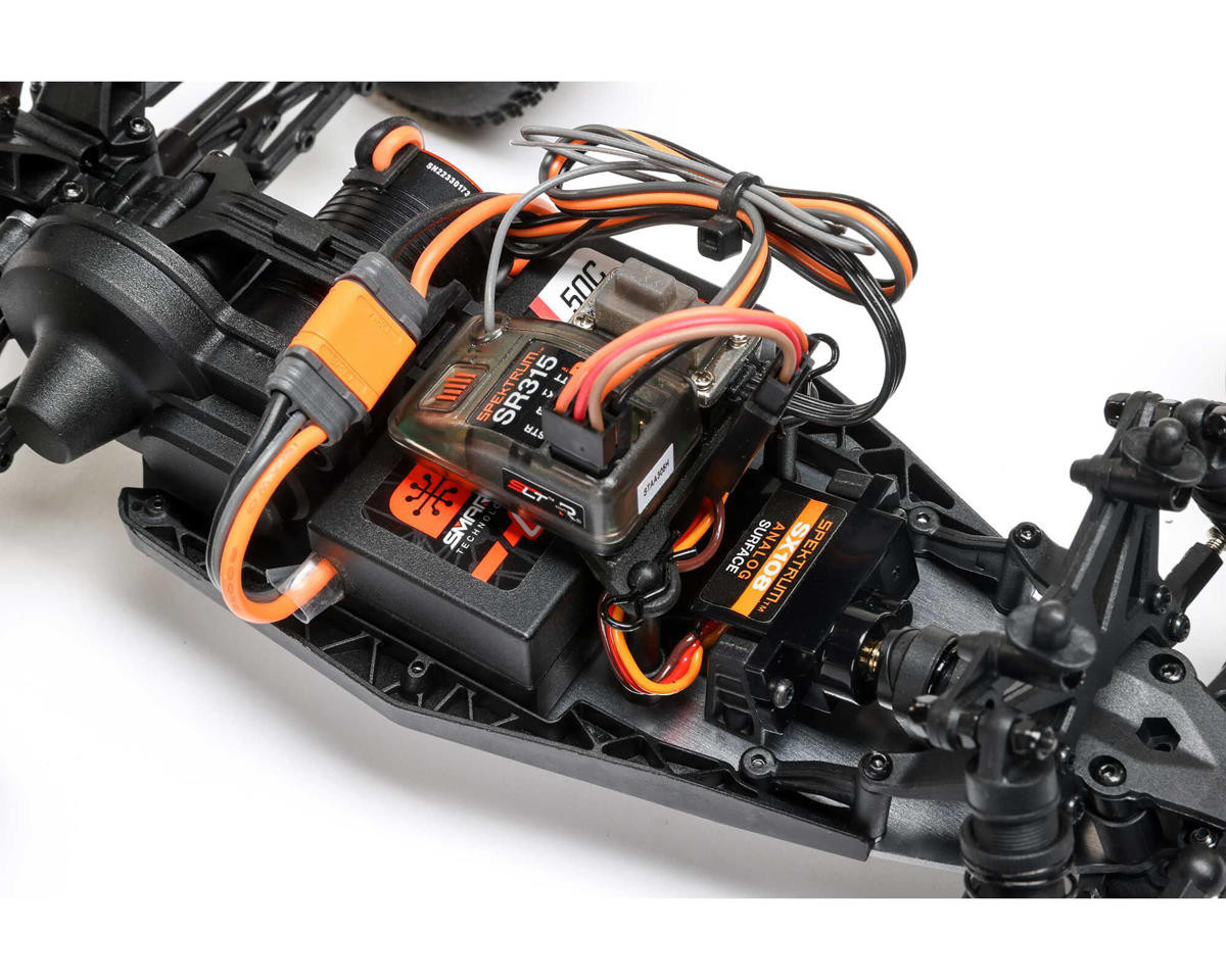 Losi 1/18 Mini-T 2.0 V2 2WD Stadium Truck Brushless RTR, Red