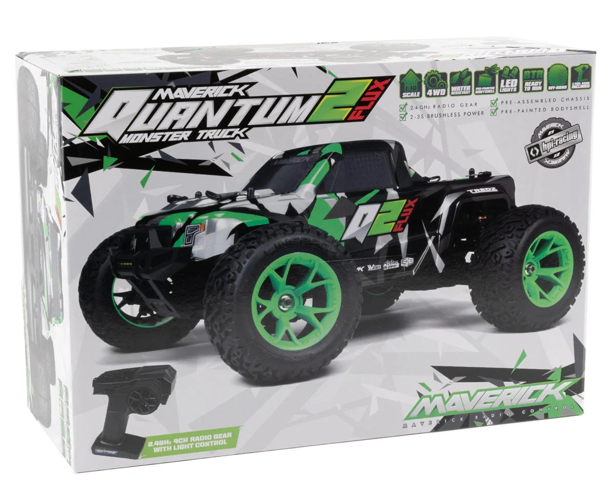 Maverick Quantum2 Flux Brushless 1/10 4WD RTR Electric Monster