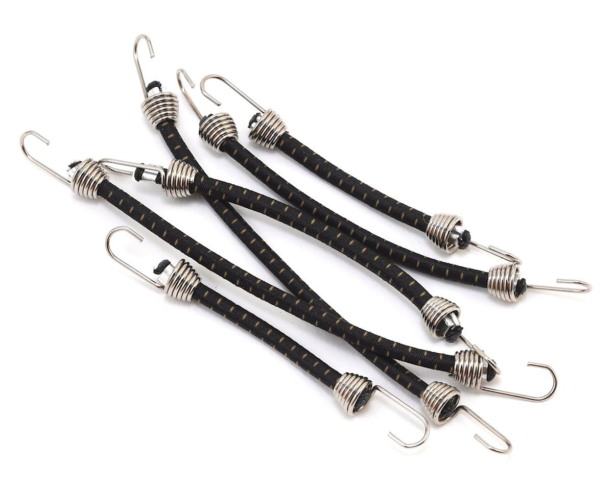 Hot Racing ACC468C41 1/10 Scale Bungee Cord Set Black/Tan - Small