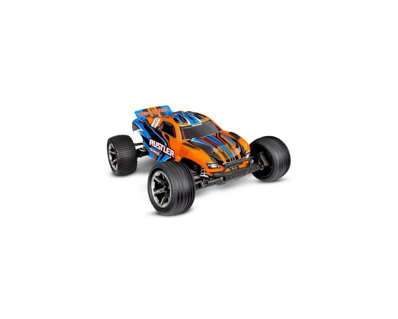 Traxxas Rustler 2wd Heavy Duty with USB C, Orange