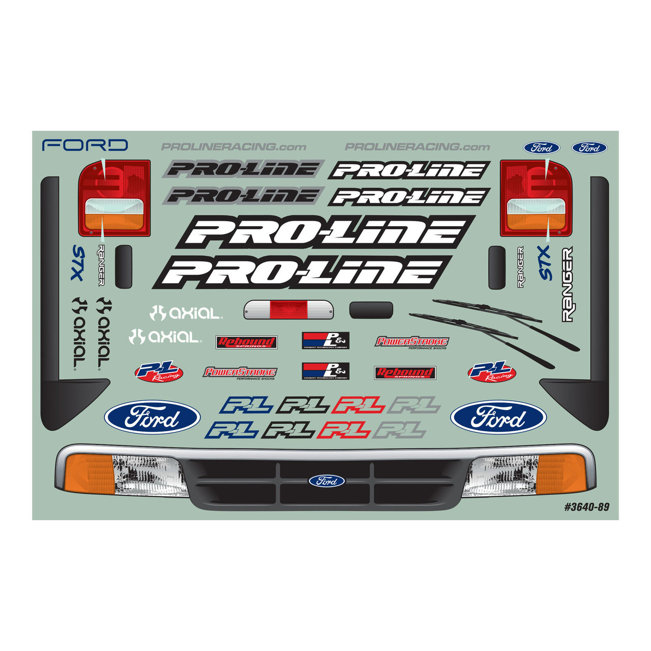 Proline 364000 1/10 1993 Ford Ranger Pre-Runner Clear Body