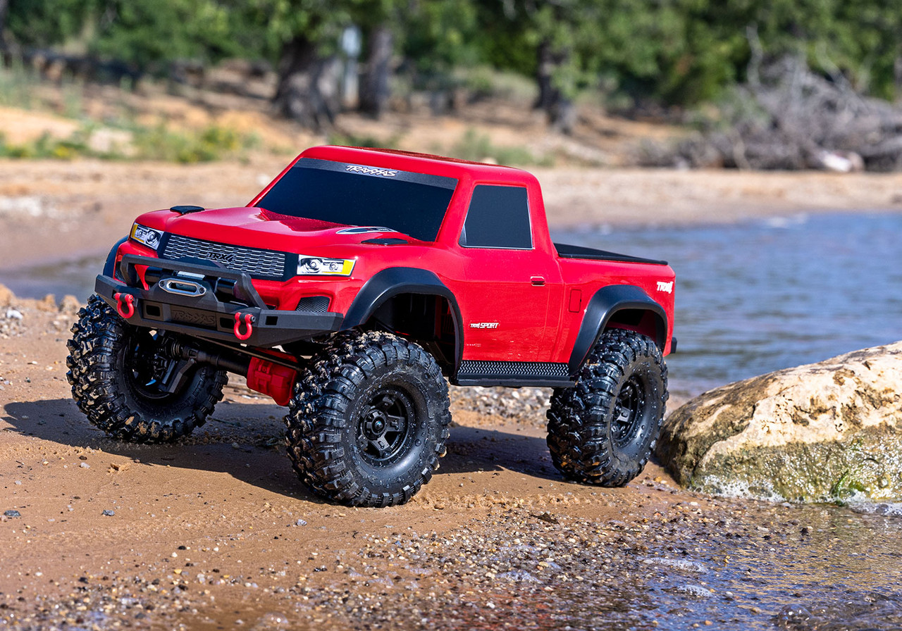 Traxxas TRX-4 Sport, Clipless Body, Red - Small Addictions RC