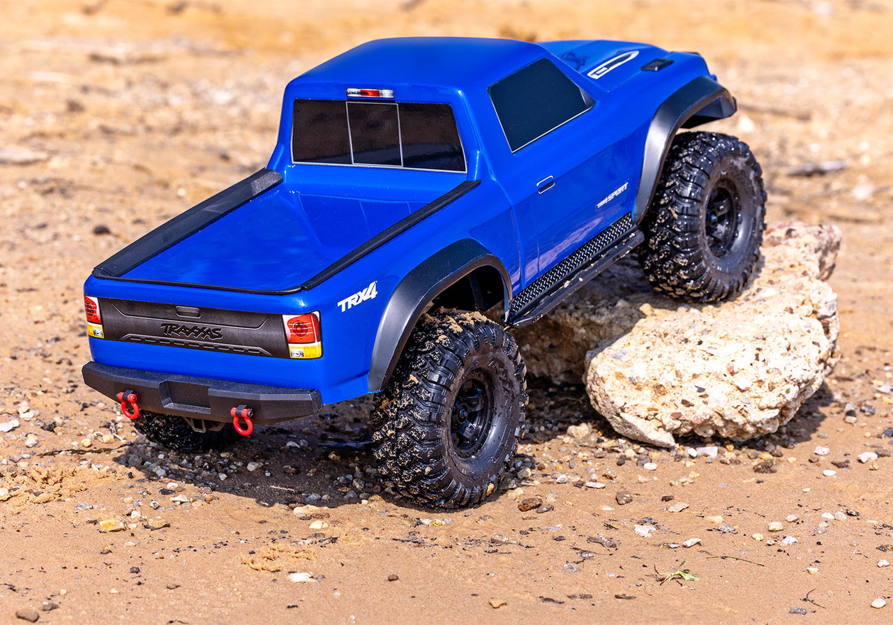 ホビーラジコン TRAXXAS TRX4 Traxxas TRX-4 Sport, Clipless Body, Blue - Small Addictions RC